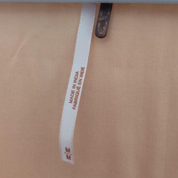 Free People Peach Crochet Sleeve High Low Women's Boho Top⭐⭐Sold - Picture 8 of 9